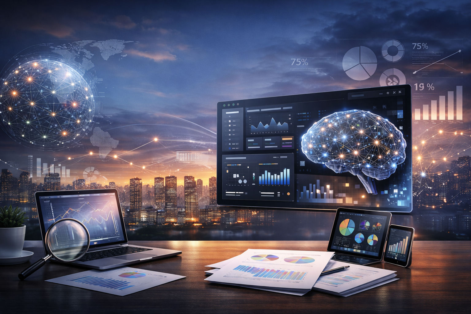 Satistica operational intelligence dashboard visual